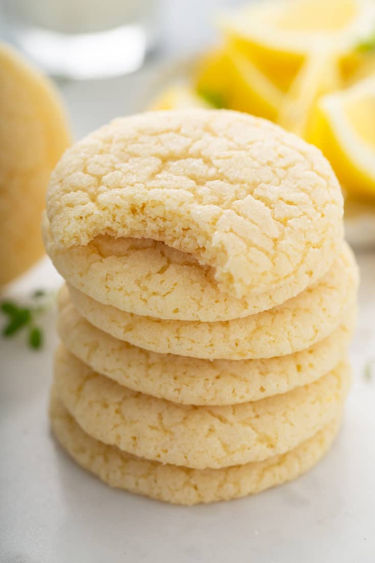 Chewy Lemon Sugar Cookies Recipe My Baking Addiction