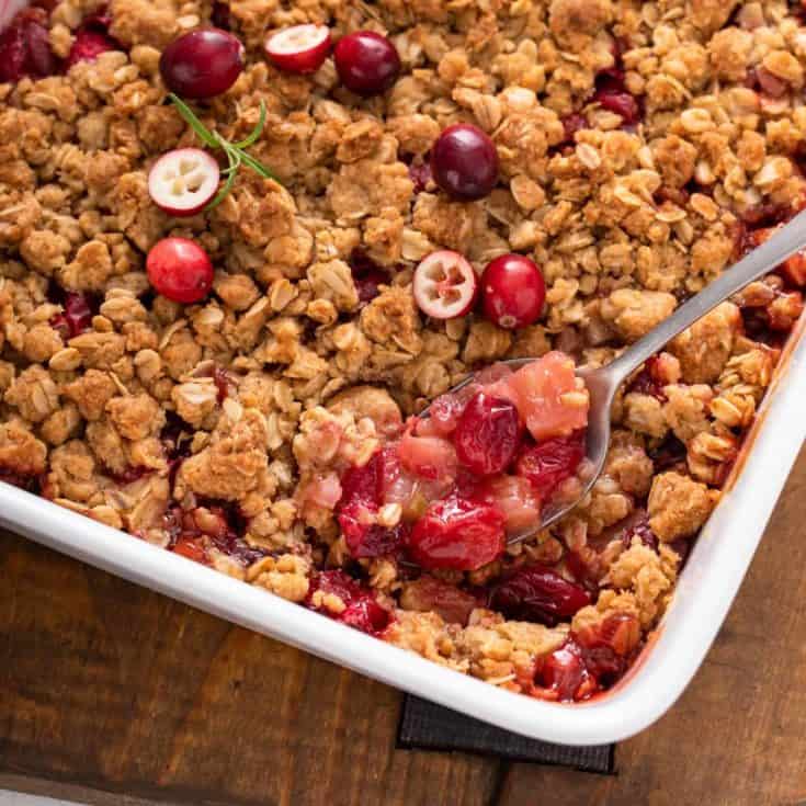 Cranberry Apple Crisp My Baking Addiction