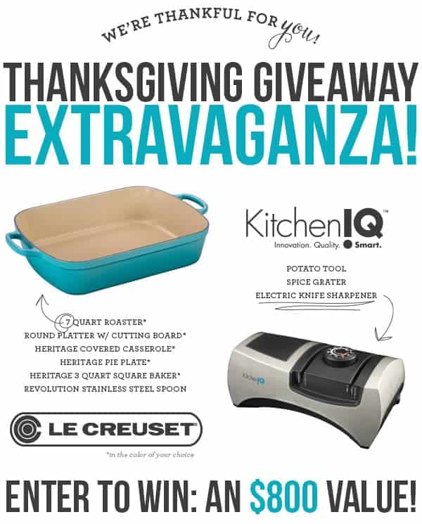 Post image for Le Creuset & KitchenIQ Reader Appreciation Thanksgiving Giveaway