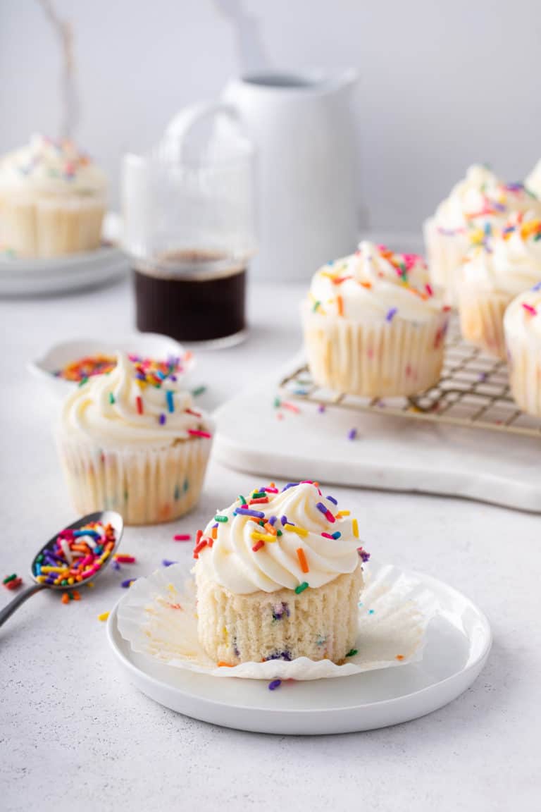 Homemade Funfetti Cupcakes My Baking Addiction