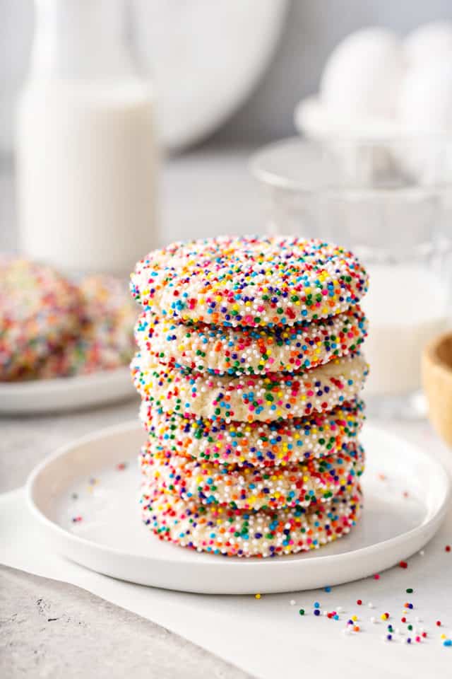 Funfetti Cookies Made With Cake Mix My Baking Addiction