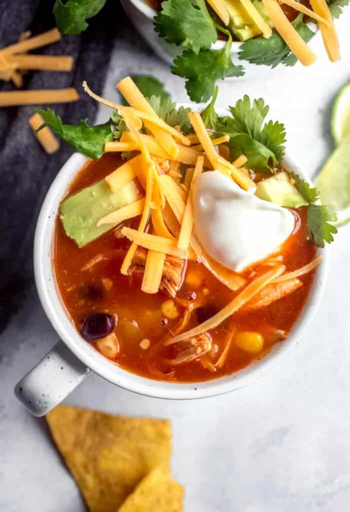 Easy Tortilla Soup - My Baking Addiction