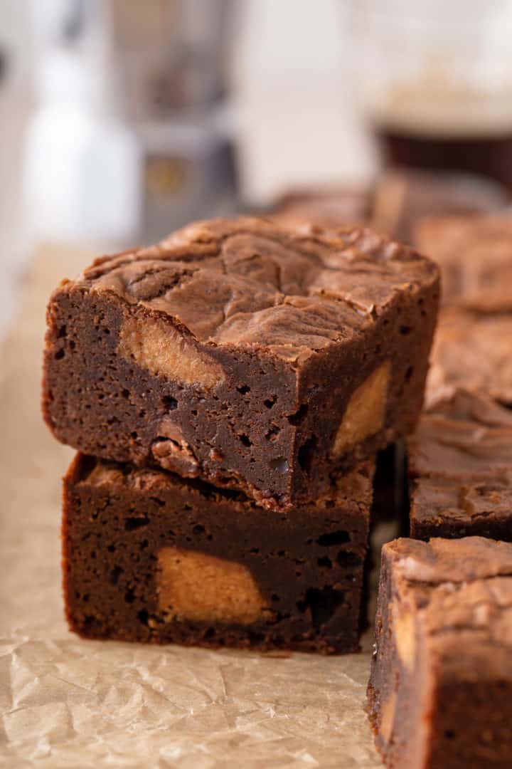 Peanut Butter Cup Brownies My Baking Addiction