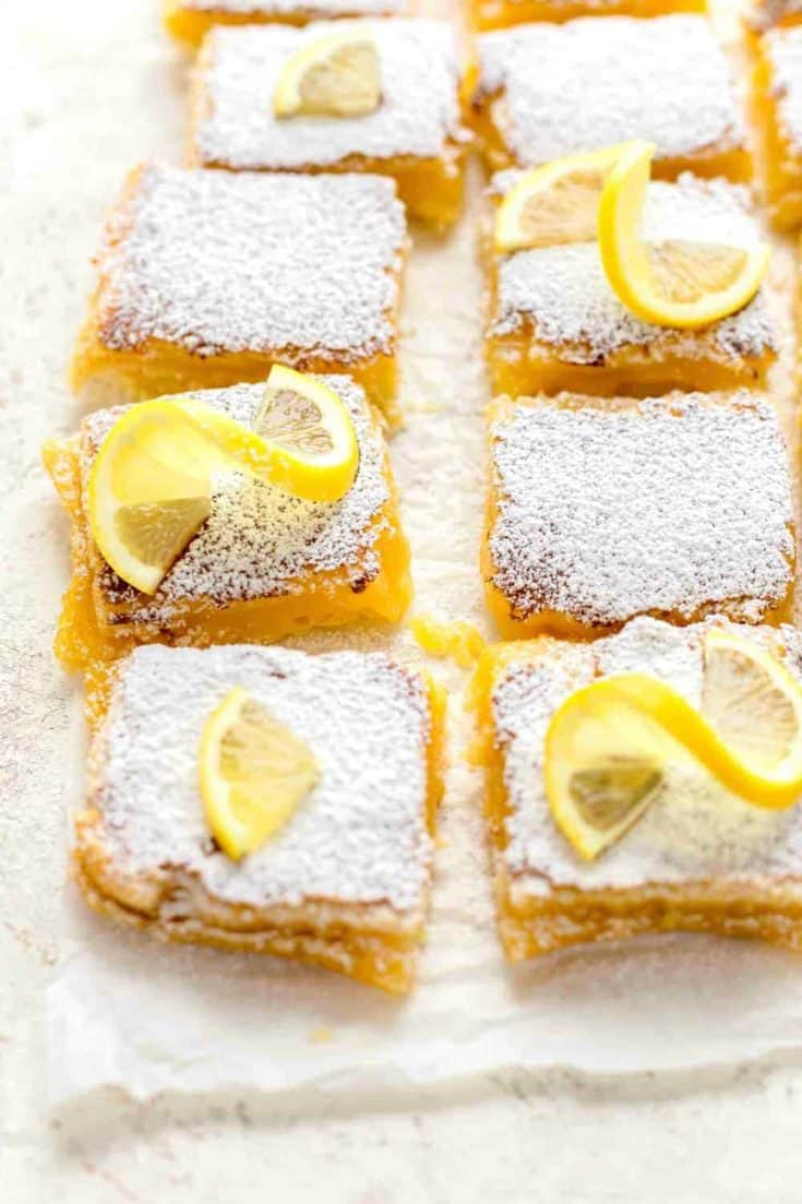 Homemade Lemon Bars My Baking Addiction