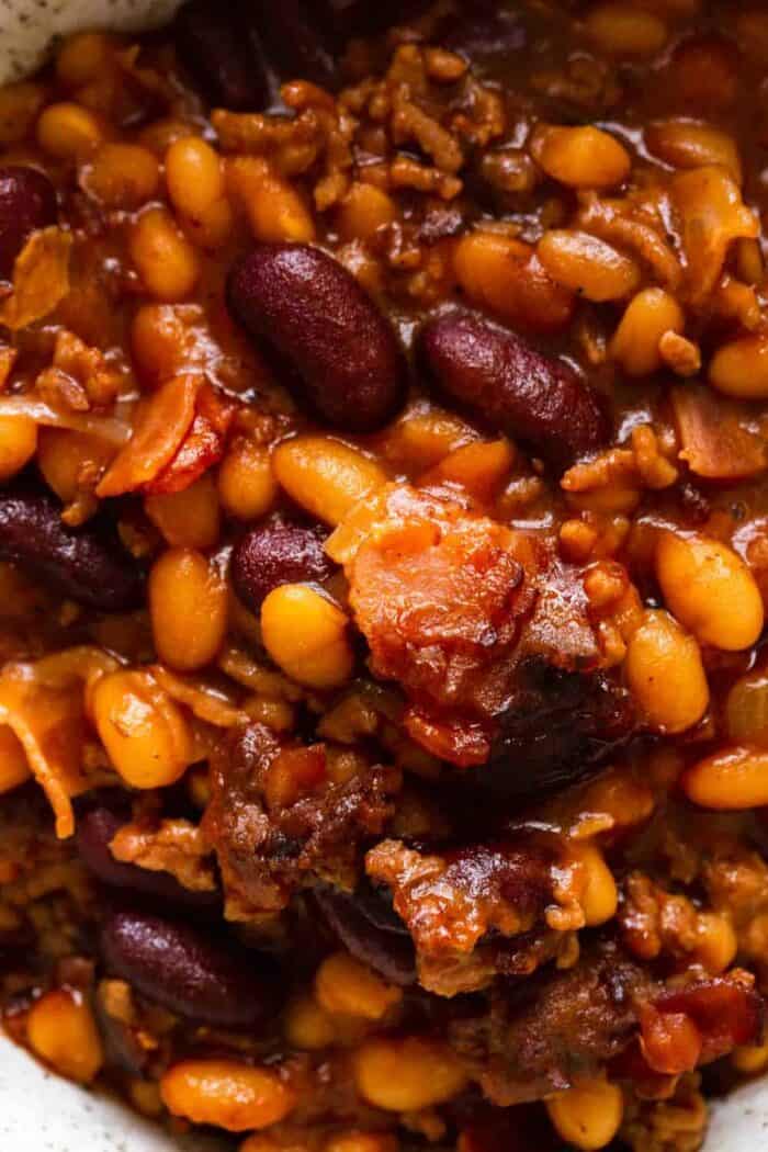 Old Fashioned Baked Beans | My Baking Addiction