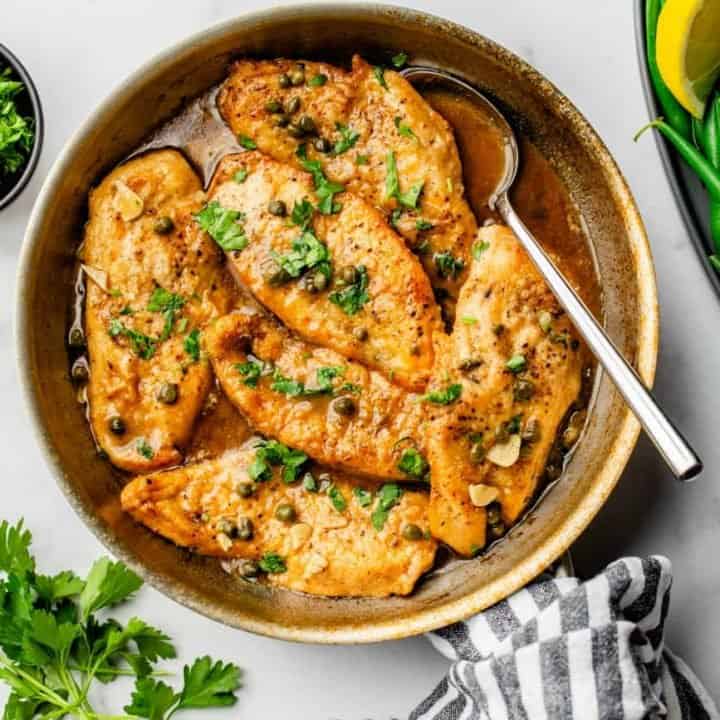 Chicken Piccata: Easy Dinner Recipe | My Baking Addiction