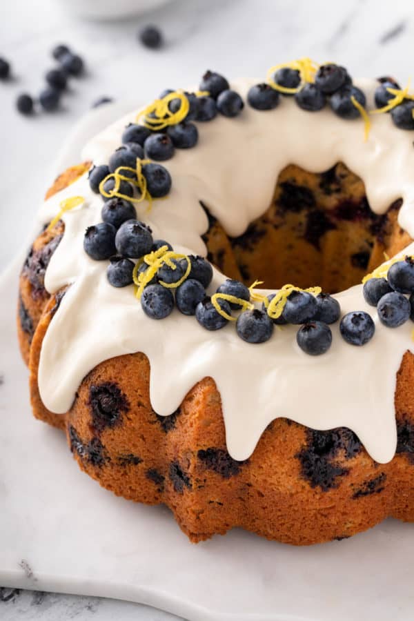 Lemon-Blueberry Bundt Cake | My Baking Addiction