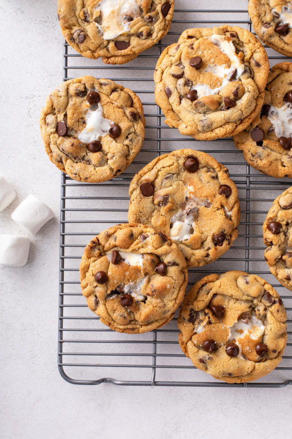 Giant S'mores Cookies Recipe