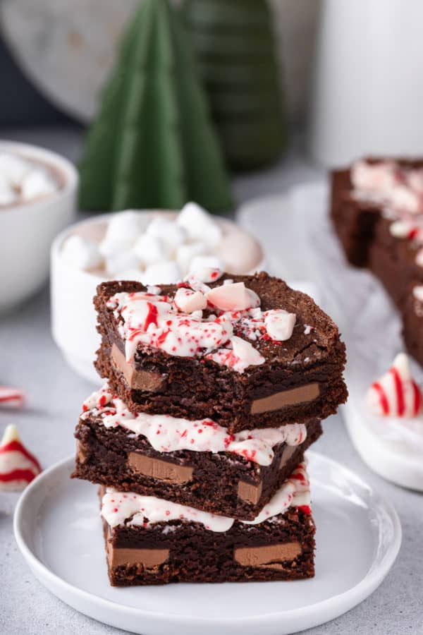 Peppermint Brownies | My Baking Addiction