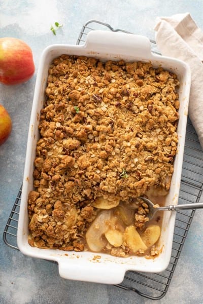 Apple Pear Crisp Recipe | My Baking Addiction