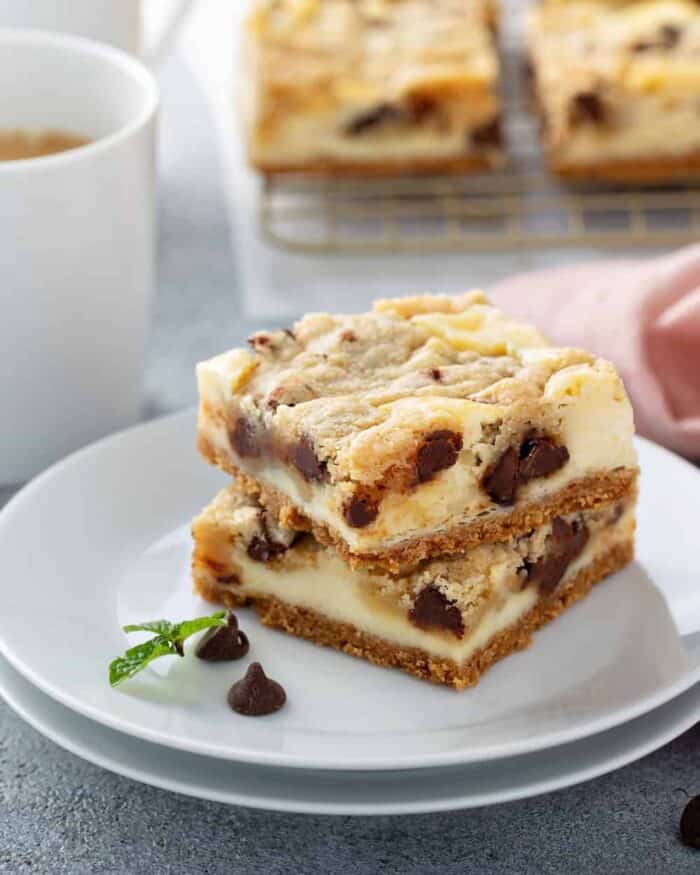 Cookie Dough Cheesecake Bars Recipe My Baking Addiction