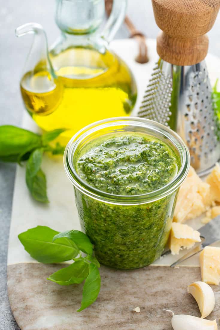 Fresh Basil Pesto Recipe (Quick and Easy) | My Baking Addiction