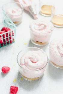 No Bake Raspberry-Lemon Cheesecake | My Baking Addiction