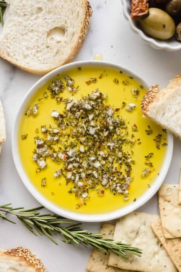 Extra Virgin Olive Oil Herb Dip | My Baking Addiction