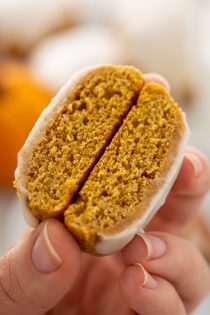 Iced Pumpkin Cookies | My Baking Addiction