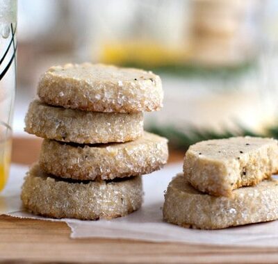 Lemon Shortbread Cookies