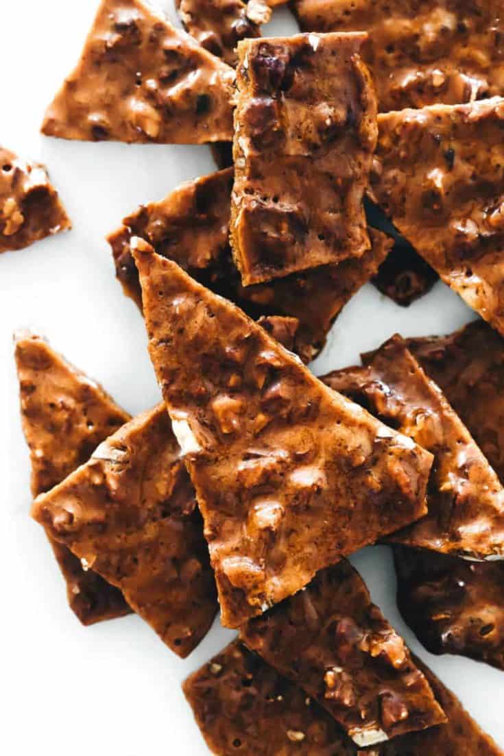 Pecan Brittle Recipe | My Baking Addiction