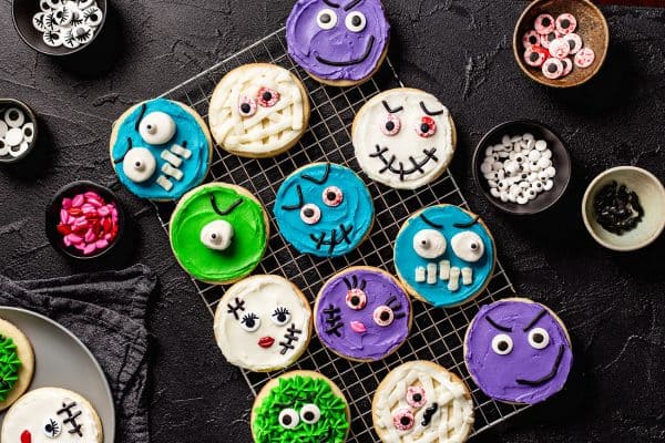 Halloween Monster Decorated Sugar Cookies | My Baking Addiction