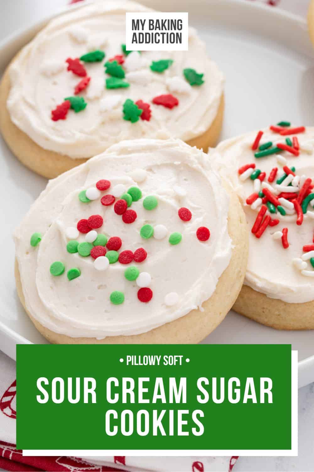 Sour Cream Sugar Cookies | My Baking Addiction