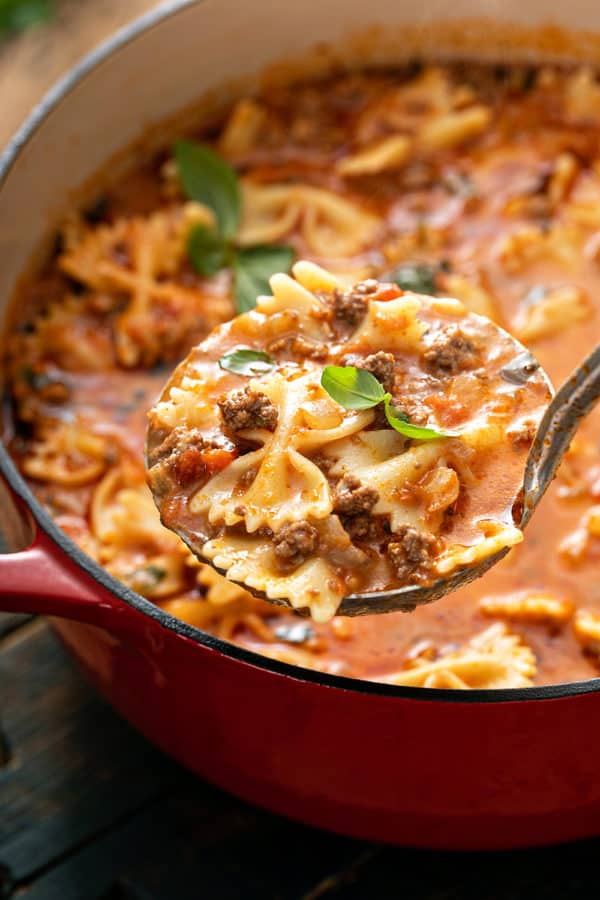 Lasagna Soup | My Baking Addiction