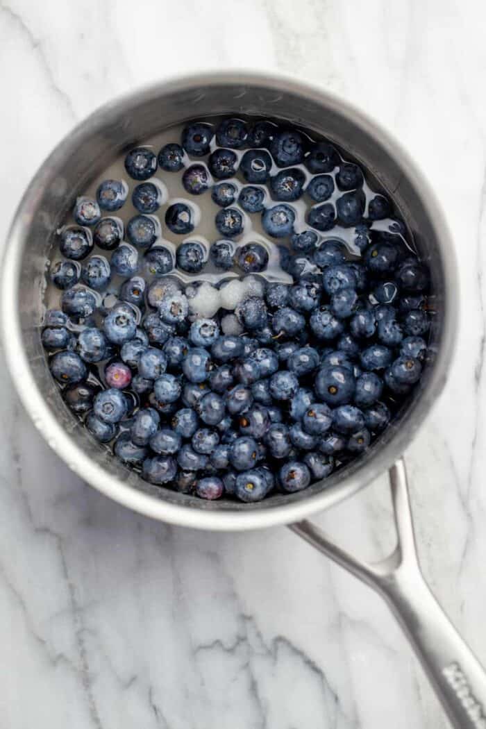 Homemade Blueberry Sauce 