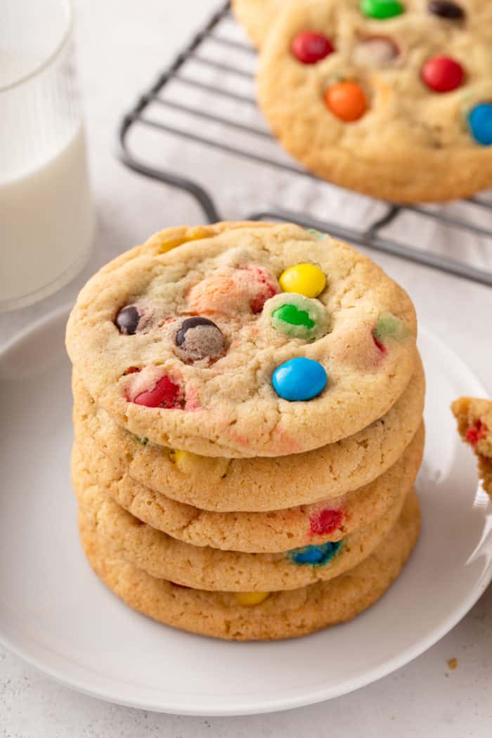 Giant M&M Cookies  My Baking Addiction