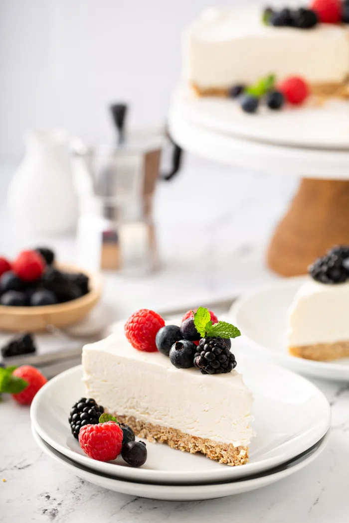 No Bake Frozen Cheesecake My Baking Addiction