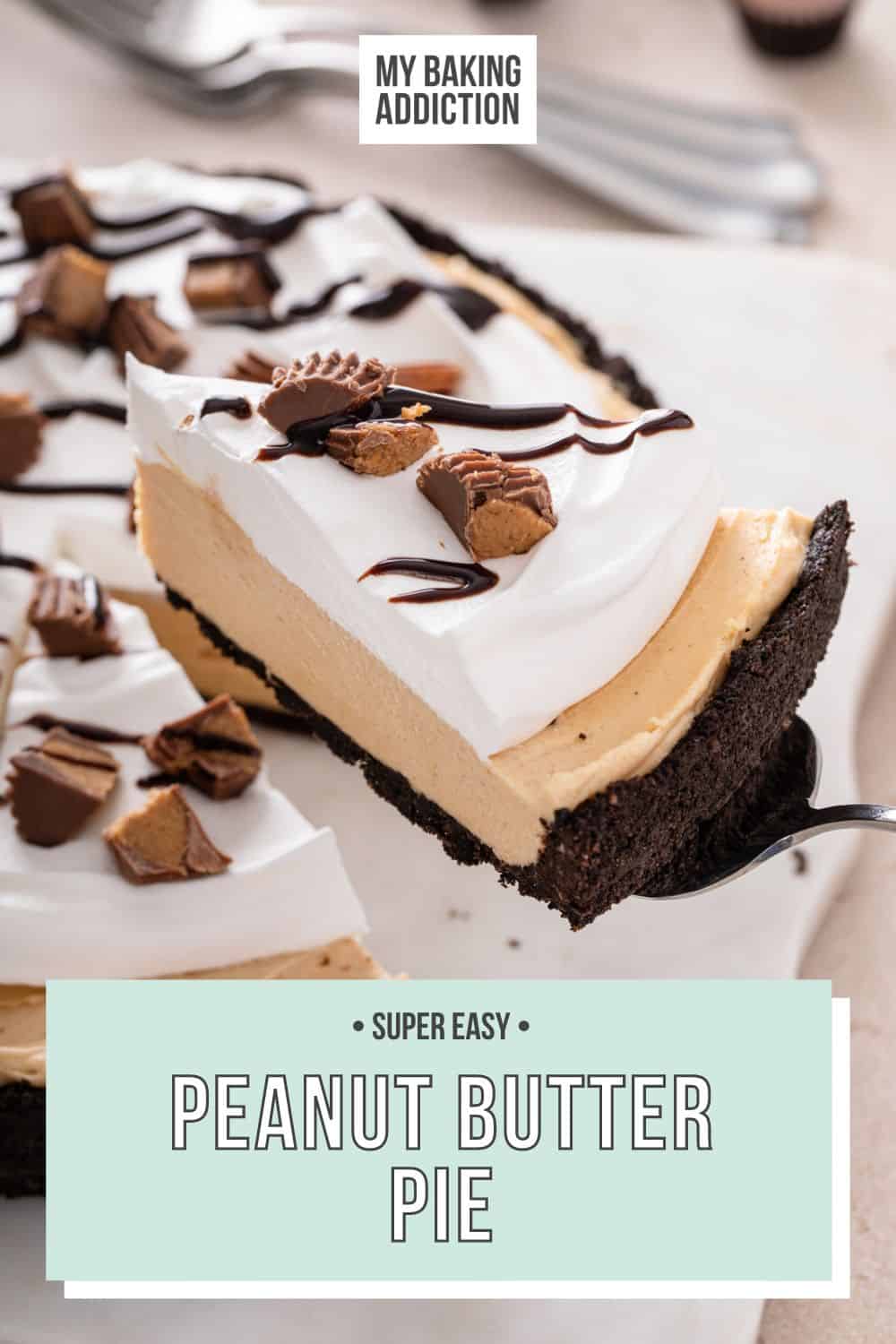 Peanut Butter Pie - My Baking Addiction