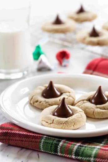 Chocolate Almond Kiss Cookies - My Baking Addiction