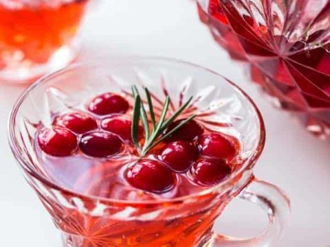 Sparkling Cranberry Rosemary Punch My Baking Addiction