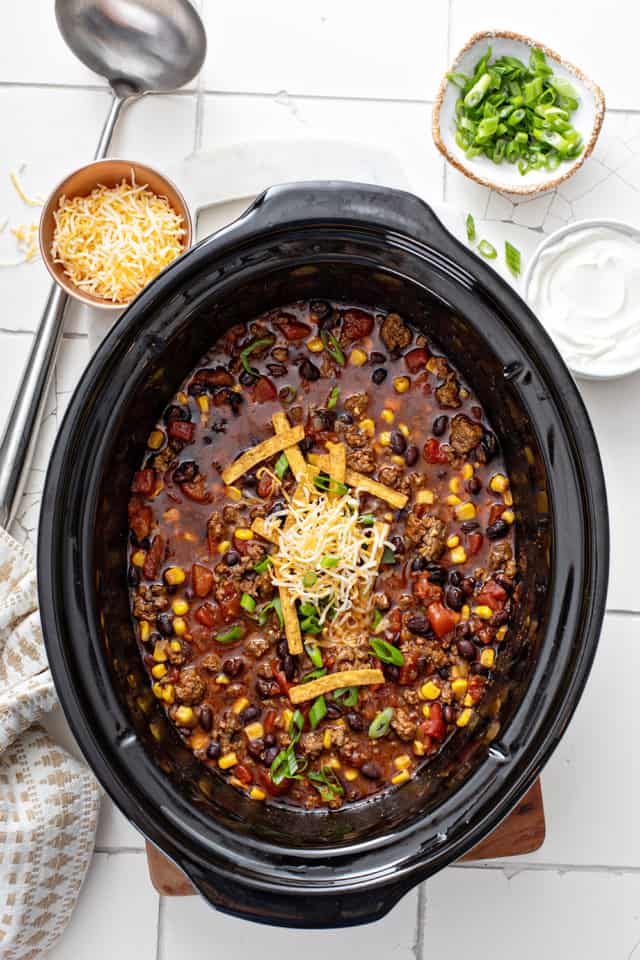 Crockpot Taco Soup - My Baking Addiction