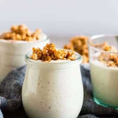 Caramel Apple Crisp Milkshake - My Baking Addiction