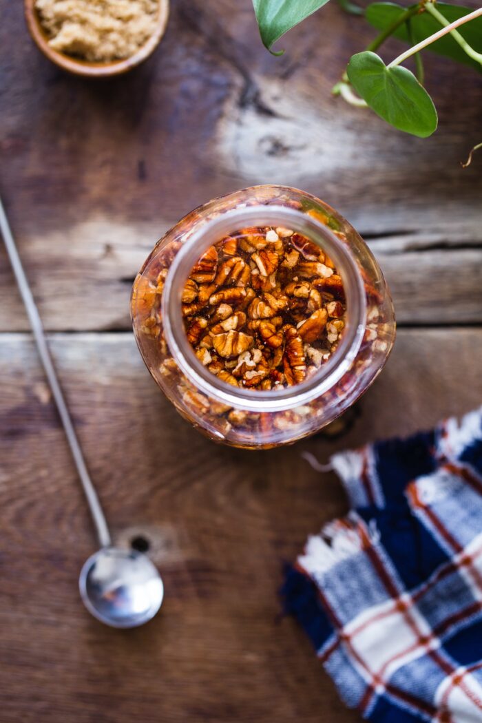 Pecan Pie Vodka is sweet, nutty, and everything you'd want a drink like this to be. The perfect homemade gift!