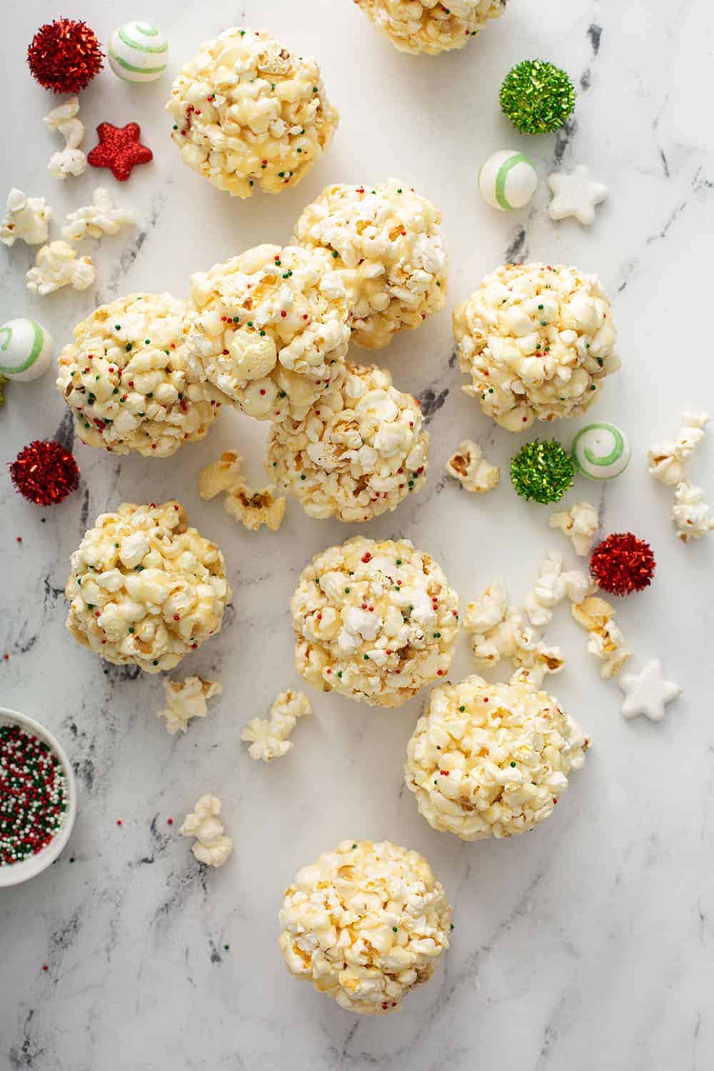 Sweet and Salty Popcorn Balls