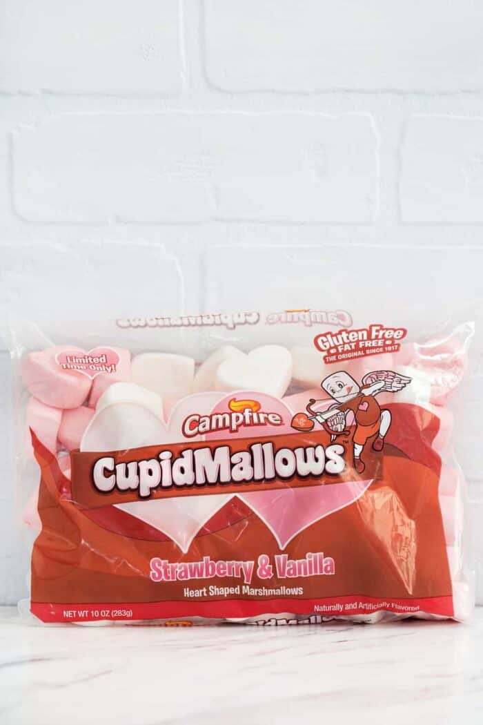 Definitely use heart shaped marshmallows as cupcake toppers for v day