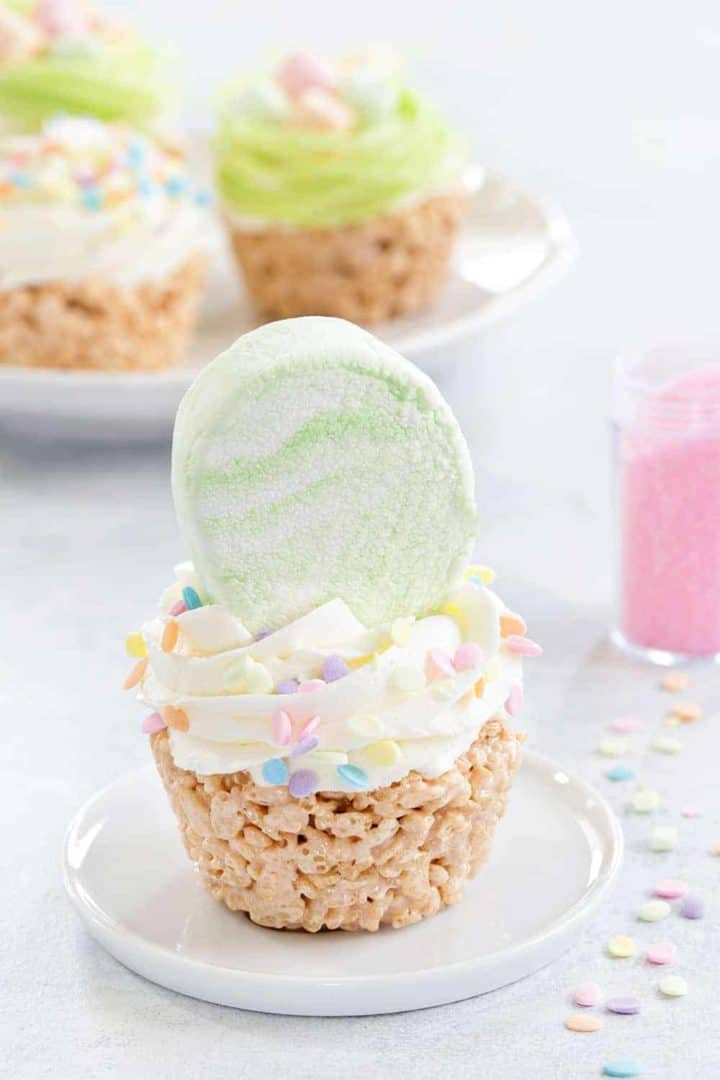 Marshmallow Treat Cupcakes My Baking Addiction