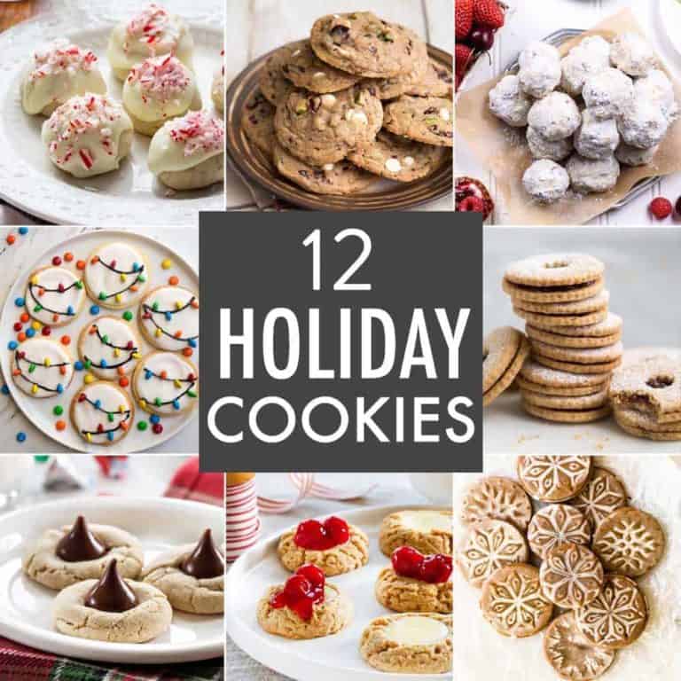 12 Holiday Cookies My Baking Addiction