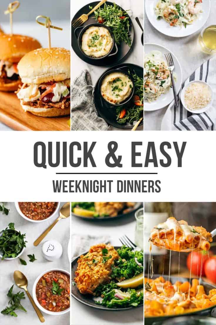 10 Quick And Easy Weeknight Dinners My Baking Addiction   Quick Easy Weeknight Dinners 735x1103 