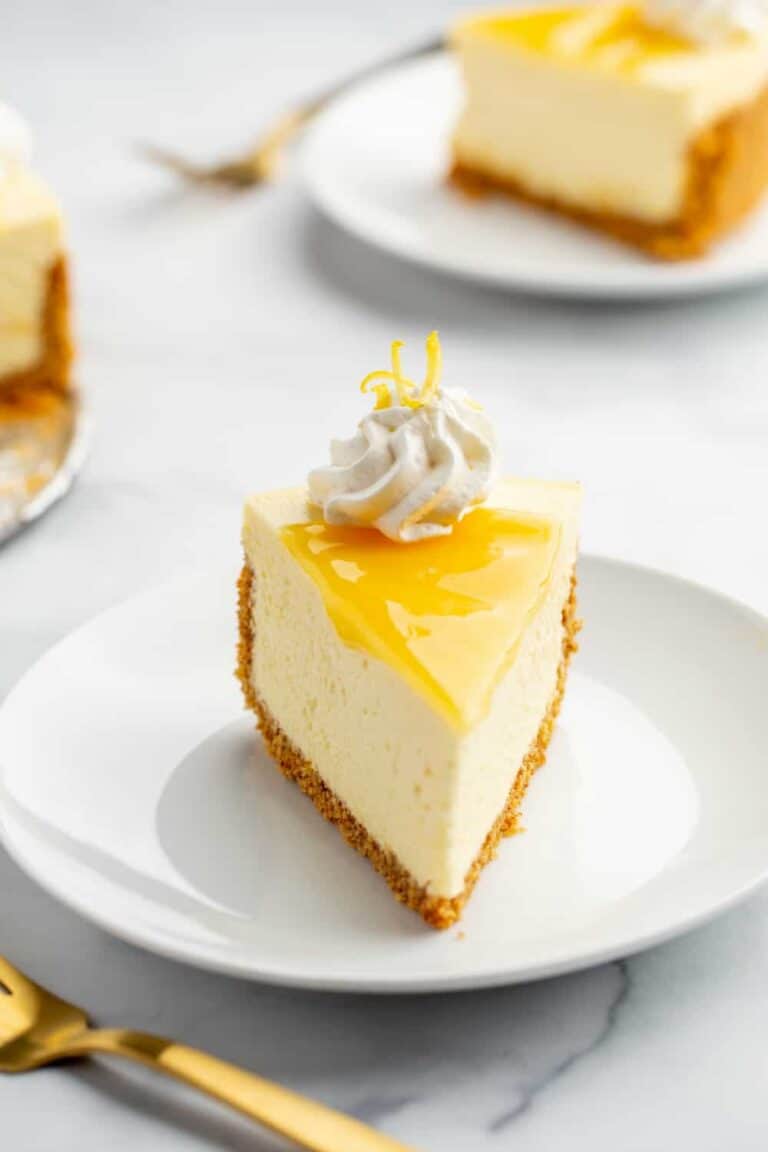 Lemon Cheesecake - My Baking Addiction