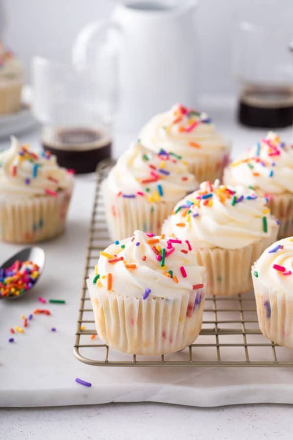 Homemade Funfetti Cupcakes My Baking Addiction