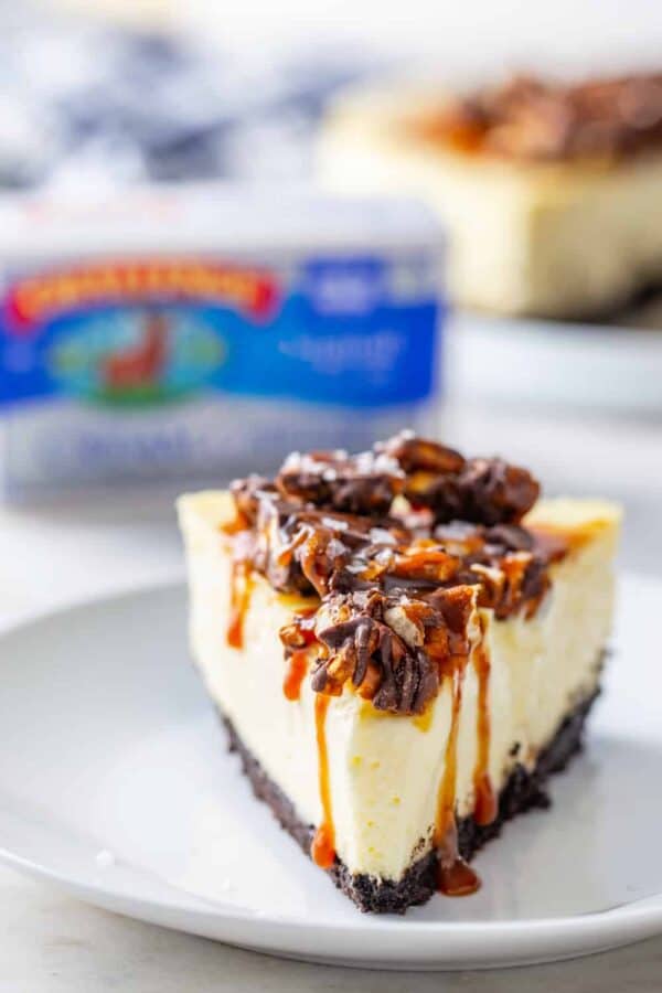 Sweet and Salty Cheesecake - My Baking Addiction