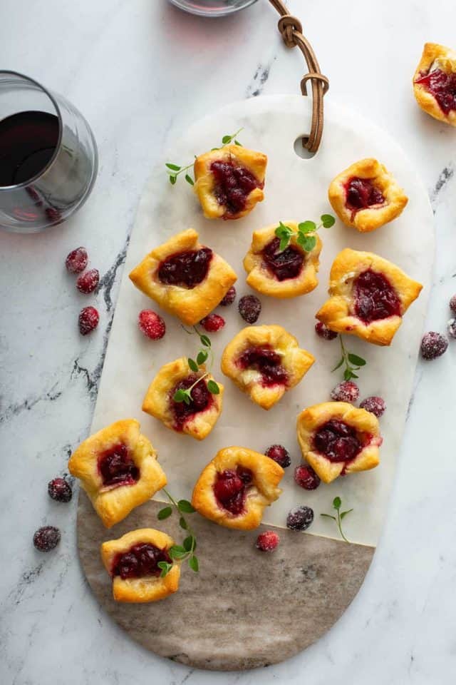 Cranberry Brie Bites (3 Ingredients!) - My Baking Addiction
