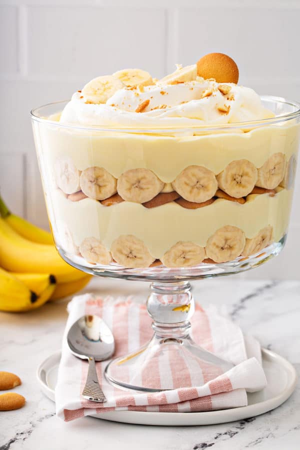 Banana Pudding With Whipped Cream 600x900 