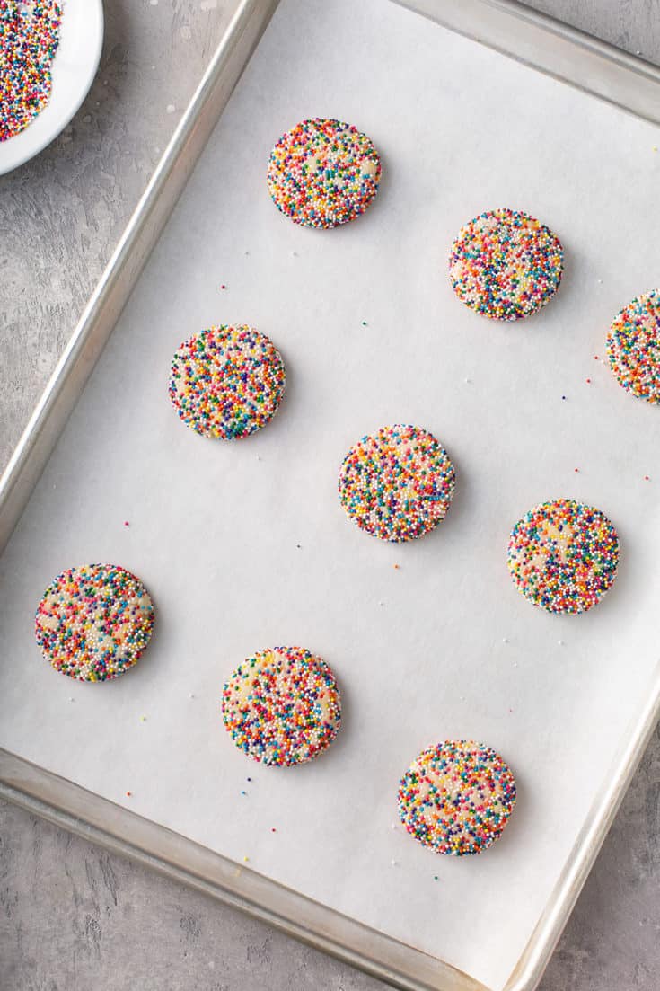 Funfetti Cookies (made with cake mix!) My Baking Addiction