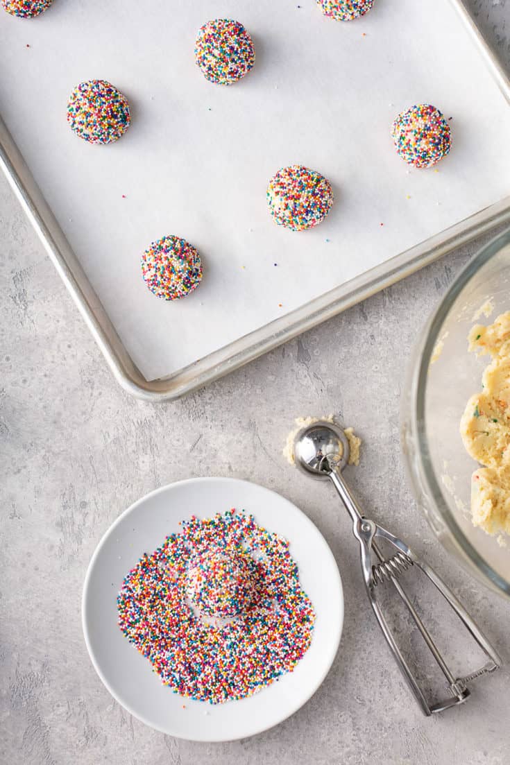 Funfetti Cookies (made with cake mix!) - My Baking Addiction