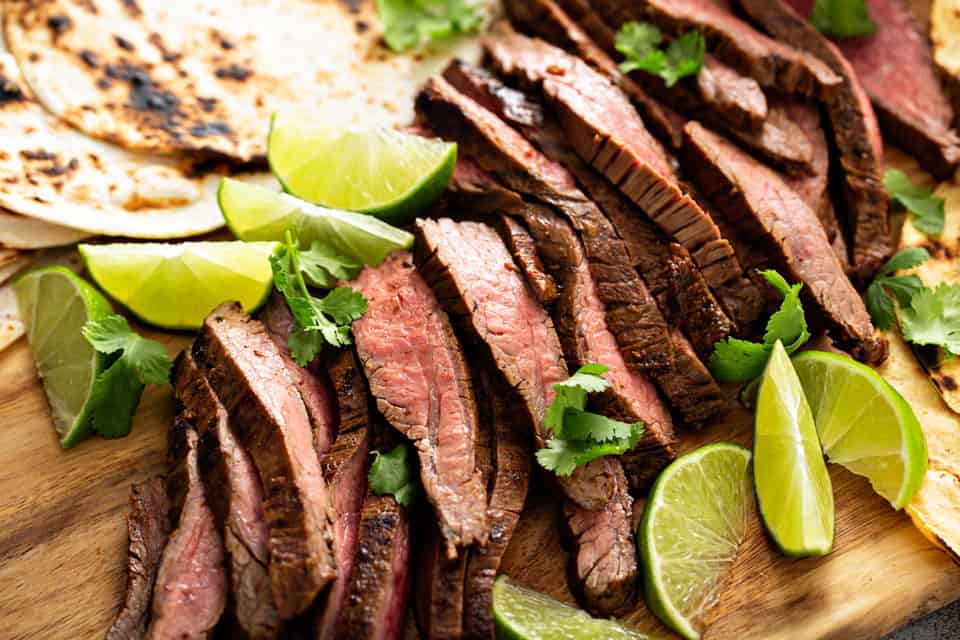 Flank Steak Tacos (Marinated + Grilled) - My Baking Addiction