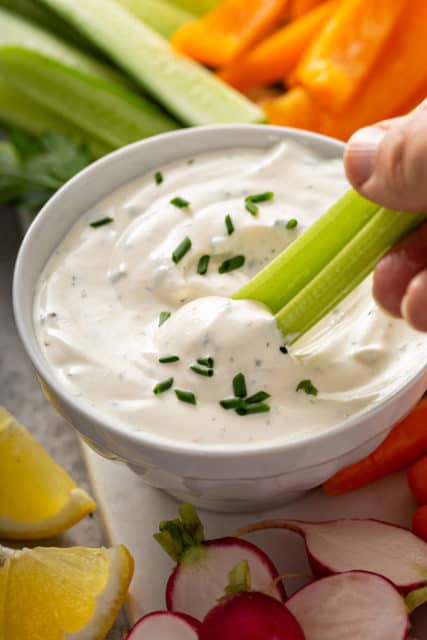 Easy Homemade Ranch Dip - My Baking Addiction