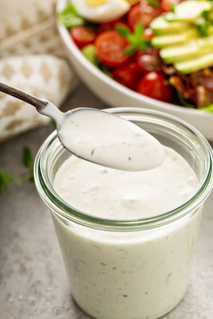 Homemade Ranch Dressing Easy Recipe My Baking Addiction