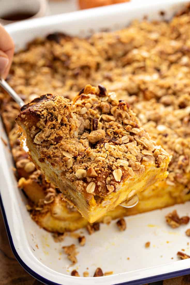 Pumpkin French Toast Casserole - My Baking Addiction