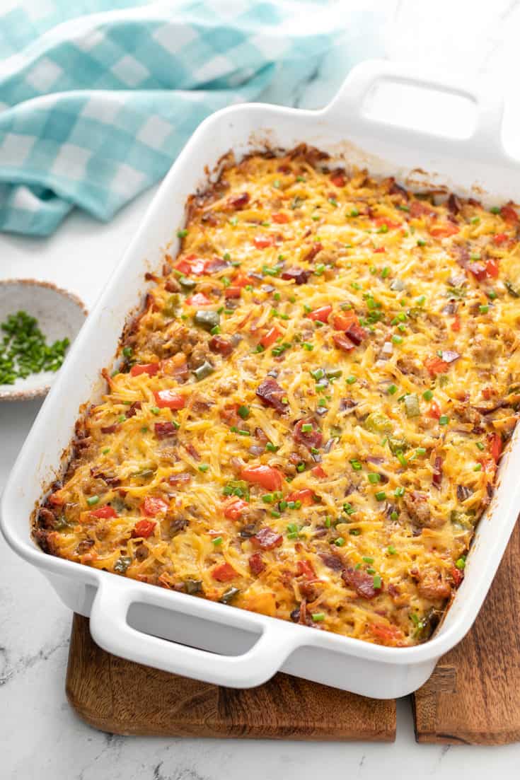 Hash Brown Breakfast Casserole - My Baking Addiction